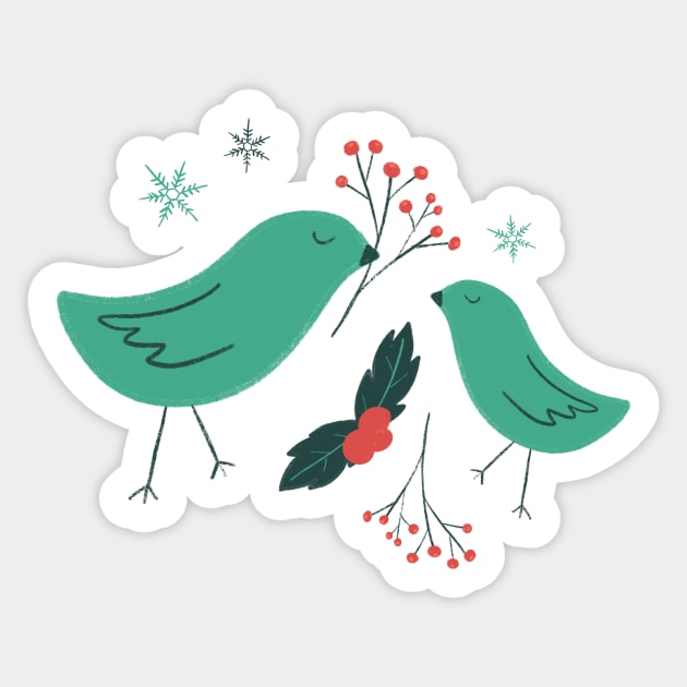 Winter Peace Sticker by sadsquatch